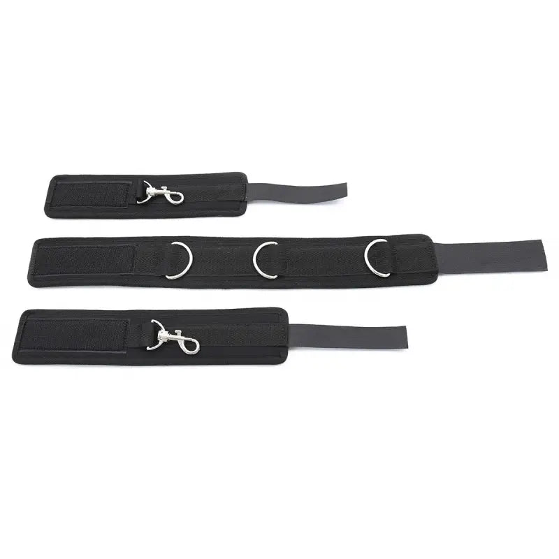 Hogtie Kit — Adjustable Padded Collar & Cuffs Set for Comfortable Bondage