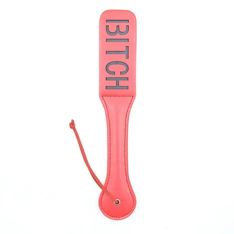 Leather BDSM Paddle - Double-Layer Spanking Toy