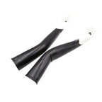 50cm Long PU Fetish Gloves — Shiny Thumb-Loop Opera Gloves for Roleplay