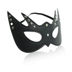 Blindfold Mask – Leather Look, Studded Eye Mask for Couples