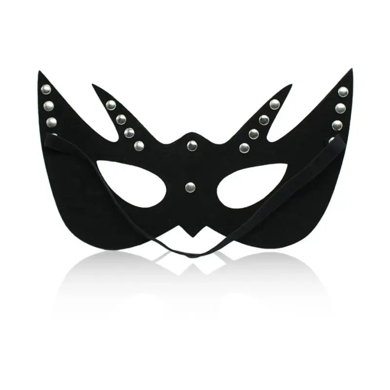 Blindfold Mask – Leather Look, Studded Eye Mask for Couples