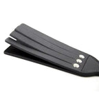 Split Slapper Spanking Paddle, Red Patent PU with Wrist Loop