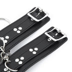Hogtie Kit: 5-Piece PU Leather Bondage Restraint Set