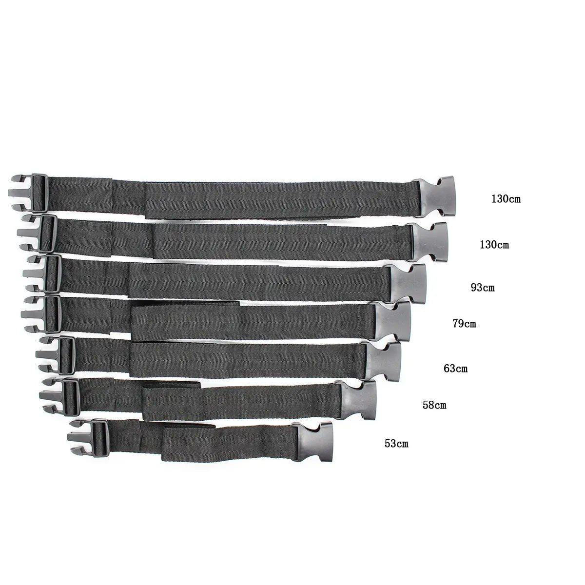 Bondage Straps 7-Piece Adjustable for Full Body Restraint Play