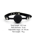 Silicone Ball Gag — Adjustable Phthalate-Free Ball Gags