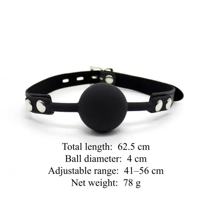Silicone Ball Gag — Adjustable Phthalate-Free Ball Gags