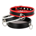 BDSM Collar: Adjustable Leather Restraint