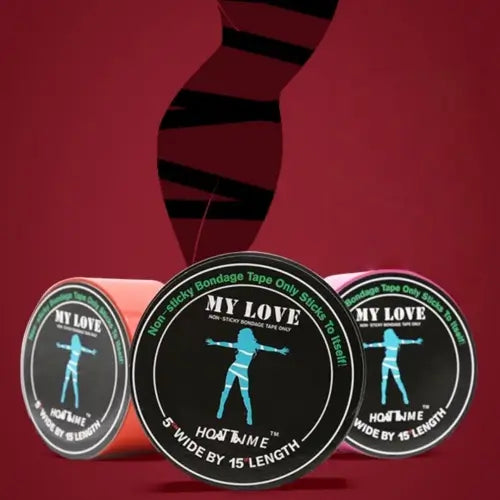 Bondage Tape — Electrostatic, Non‑Adhesive, Hair‑Safe