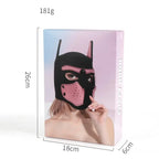 Neoprene Puppy Hood with Removable Muzzle — Unisex Pup Play Mask