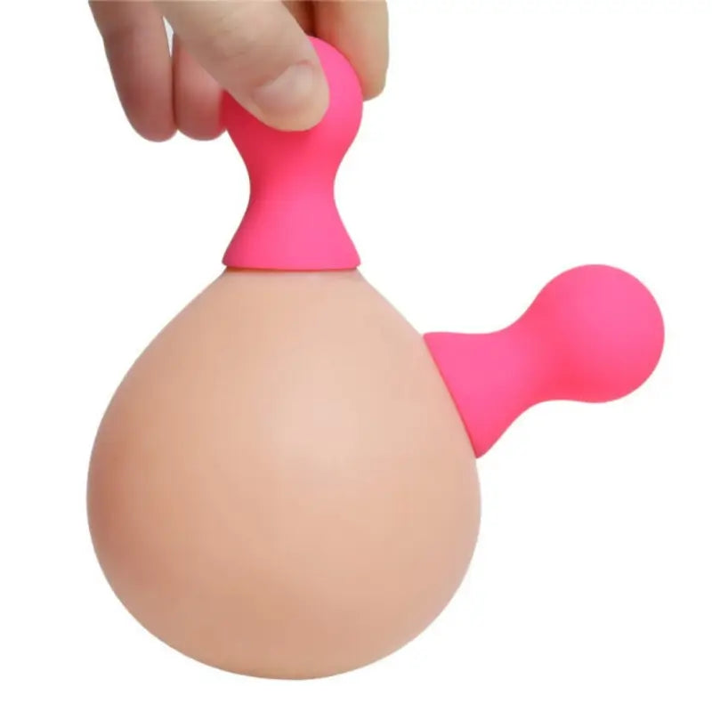 Vibrant Nipple Suckers - Silicone BDSM Toys for Sensual Play