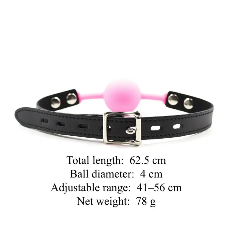Silicone Ball Gag — Adjustable Phthalate-Free Ball Gags