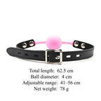Silicone Ball Gag — Adjustable Phthalate-Free Ball Gags
