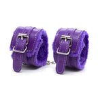 7-Piece Plush Bondage Kit — PU Leather Restraints