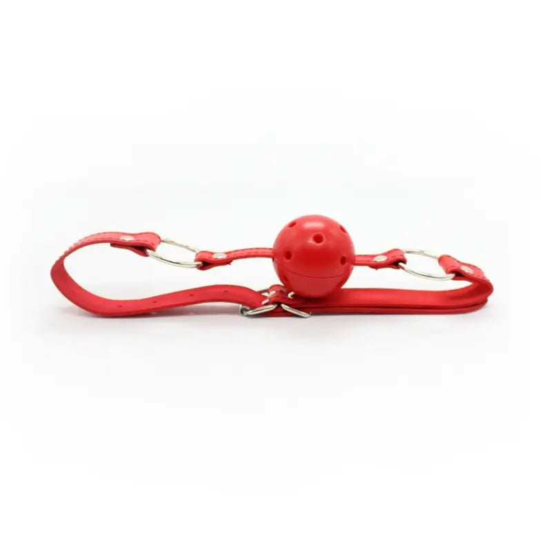 Silicone Ball Gag with Adjustable PU Leather Strap