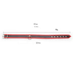 BDSM Collar: Adjustable Leather Restraint