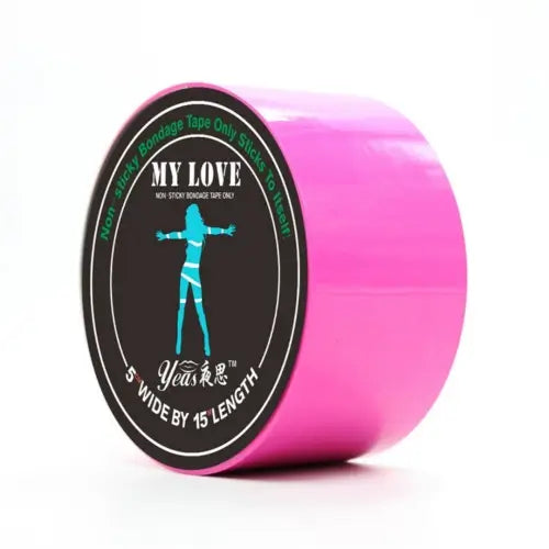 Bondage Tape — Electrostatic, Non‑Adhesive, Hair‑Safe