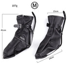 Leather Foot Restraint Boots - Lockable BDSM Bondage Gear M/L
