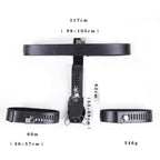 Leather Chastity Belt for Women – Adjustable Lockable Harness