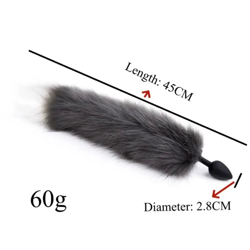 Fluffy Faux Fur Animal Anal Tail Plug