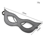 Blindfold Mask for Couples — Soft Leather, Adjustable Fit, BDSM Toy
