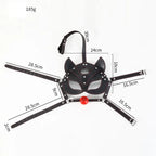 Fox Ear BDSM Mask - Adjustable Leather Bondage Gag Harness Set