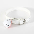 Leather BDSM Collar with Bell - Adjustable Bondage Restraint