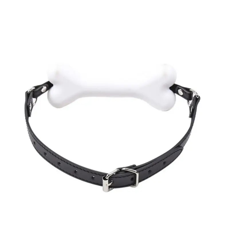 Bone Gag for Puppy Play - Adjustable BDSM Mouth Gag