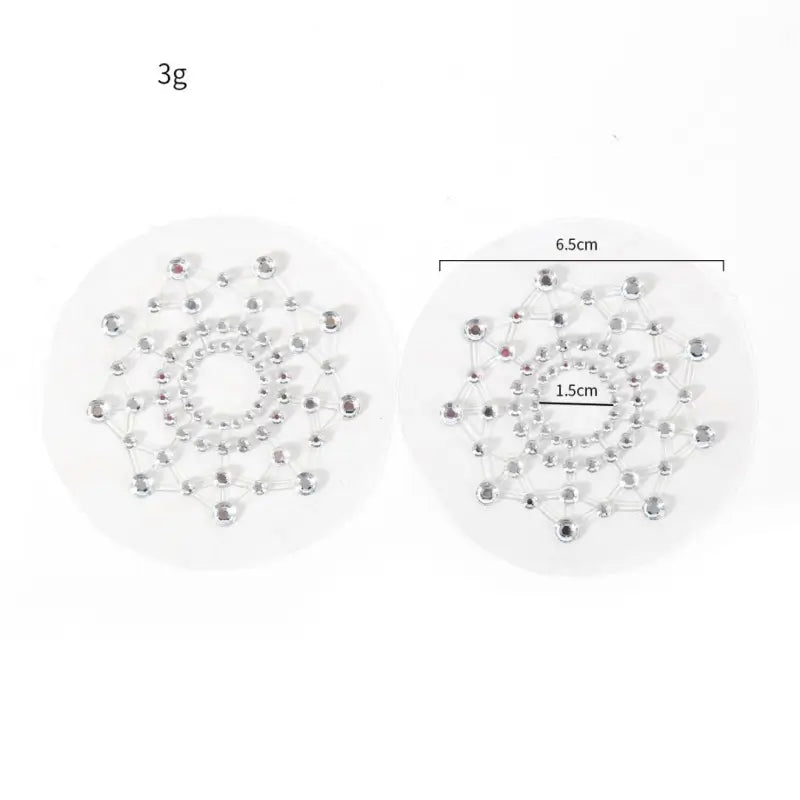 Clear Rhinestone Nipple Pasties - Crystal Nipple Covers