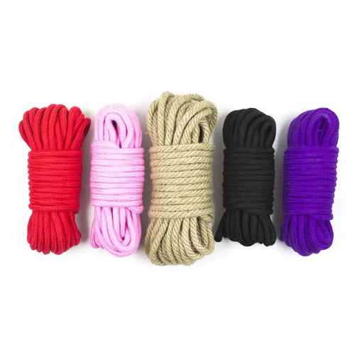 Domini Toy 10 Meter Bondage Rope Kit for Couples, Soft & Safe for Beginners