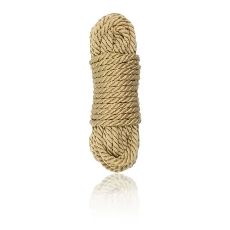 Domini Toy Beige 5m/16.4ft Bondage Rope with Metal Tips