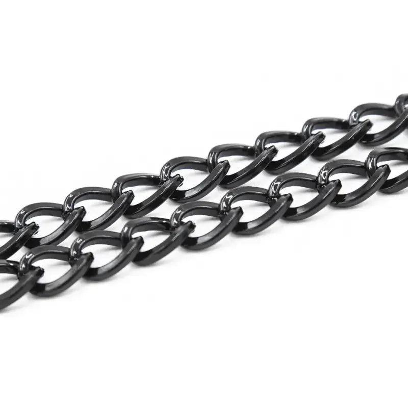 Domini Toy Black Black Chain Heart Padlock Day Collar – Dominitoy Gothic Lock Choker