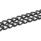 Domini Toy Black Black Chain Heart Padlock Day Collar – Dominitoy Gothic Lock Choker