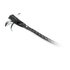 Domini Toy Black Extra Long Black Shiny Leather BDSM Whip 1.4M