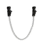 Domini Toy Black Metal Nipple Clamps with 43cm Chain