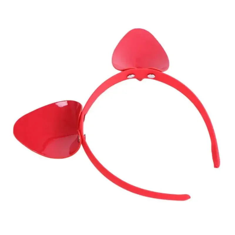 Domini Toy Black Under-Bed Restraint BDSM Kit — Red & Black Flogger, Cuffs & Blindfold