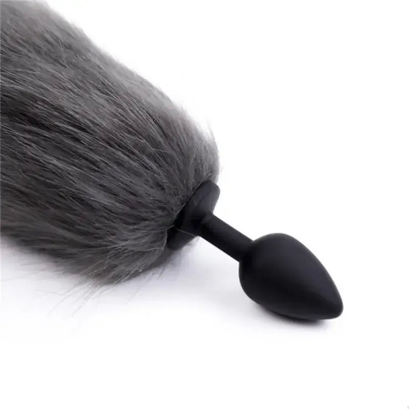 Domini Toy Fluffy Faux Fur Animal Anal Tail Plug