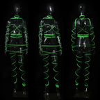 Domini Toy Glow-in-the-Dark Bondage Rope — Neon Green Nylon Rope with Metal Tips