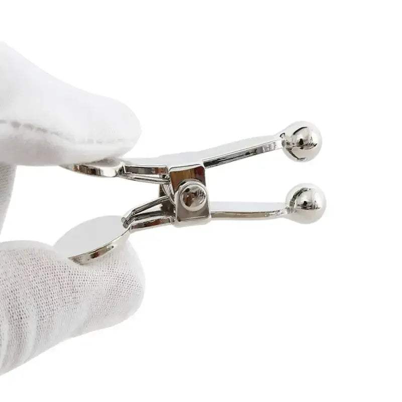 Domini Toy Metal Nipple Clamps — Adjustable BDSM Clit & Nipple Clips