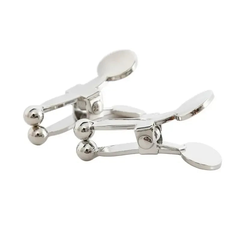 Domini Toy Metal Nipple Clamps — Adjustable BDSM Clit & Nipple Clips