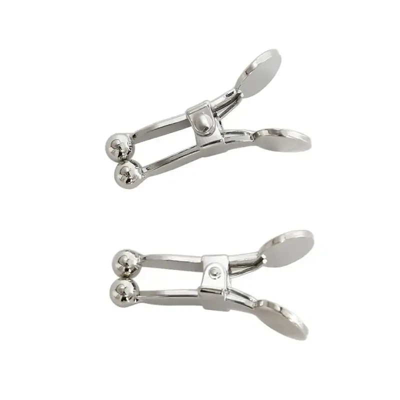 Domini Toy Metal Nipple Clamps — Adjustable BDSM Clit & Nipple Clips