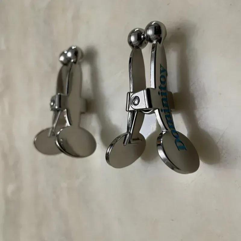 Domini Toy Metal Nipple Clamps — Adjustable BDSM Clit & Nipple Clips