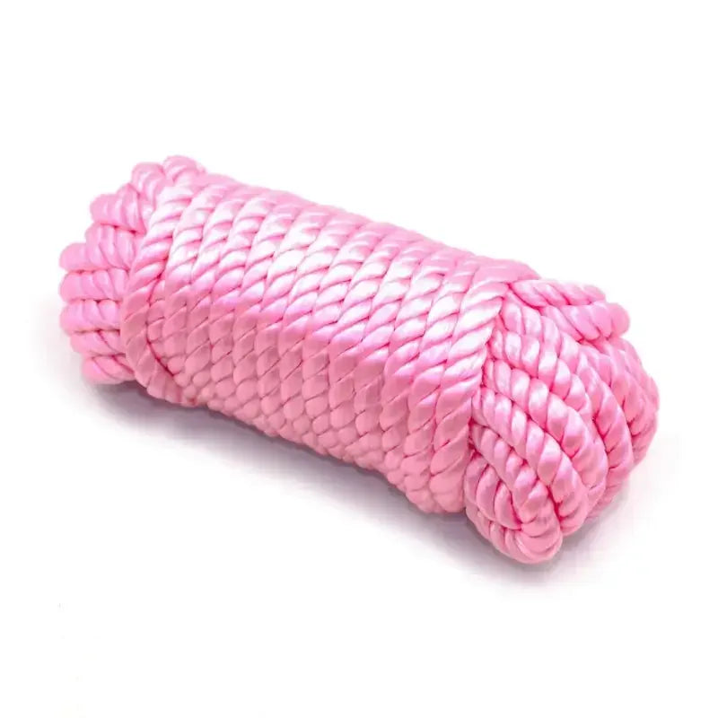 Domini Toy Pink 10m Silky Bondage Rope for Shibari, Couples Play & Crafts