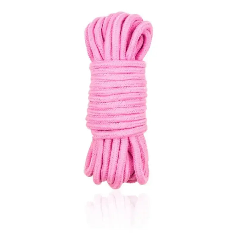 Domini Toy Pink 5m/16.4ft Bondage Rope with Metal Tips