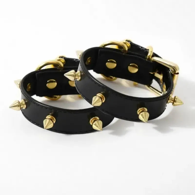 Domini Toy Premium Adjustable Bondage Cuff Set with Heart Accents for Secure Play