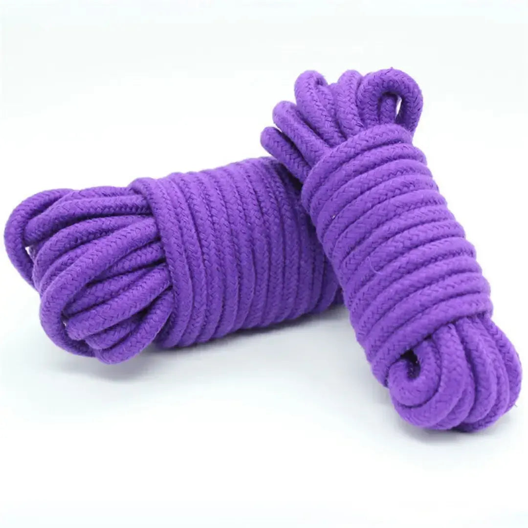 Domini Toy Purple 10 Meter Bondage Rope Kit for Couples, Soft & Safe for Beginners