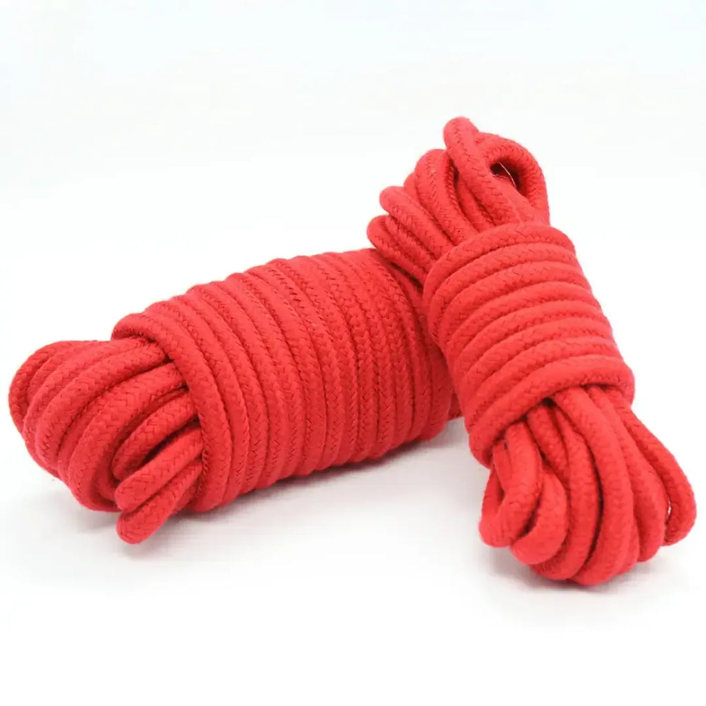 Domini Toy Red 10 Meter Bondage Rope Kit for Couples, Soft & Safe for Beginners