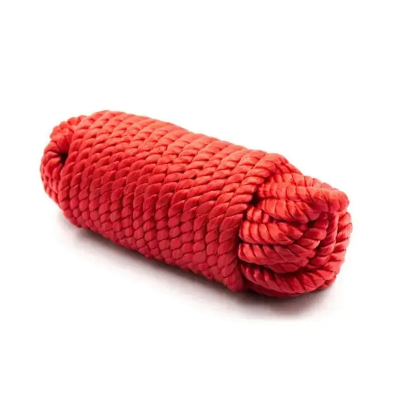 Domini Toy Red 10m Silky Bondage Rope for Shibari, Couples Play & Crafts