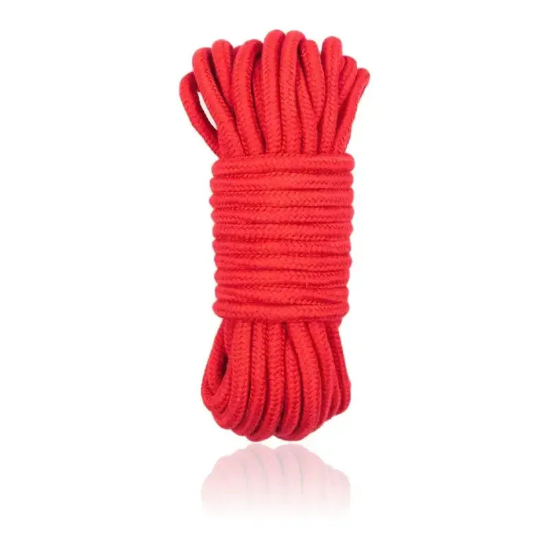 Domini Toy Red 5m/16.4ft Bondage Rope with Metal Tips