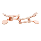 Domini Toy Rose gold Metal Nipple Clamps — Adjustable BDSM Clit & Nipple Clips