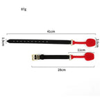 Domini Toy Silicone Open-Mouth Gag — Adjustable Tongue Spreader for BDSM Roleplay